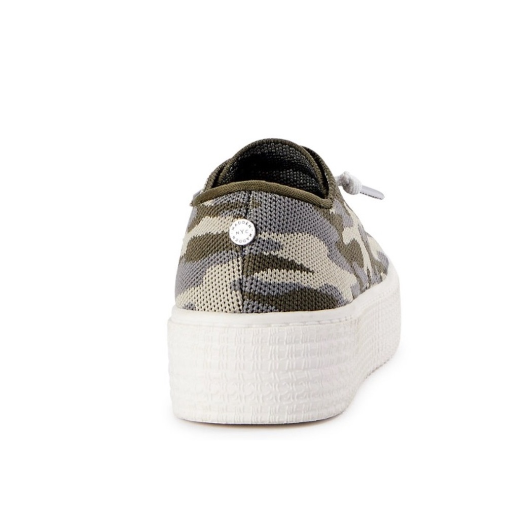 NIB Madden NYC Women’s Glamo Camo Platform Sneakers - Picture 7 of 9